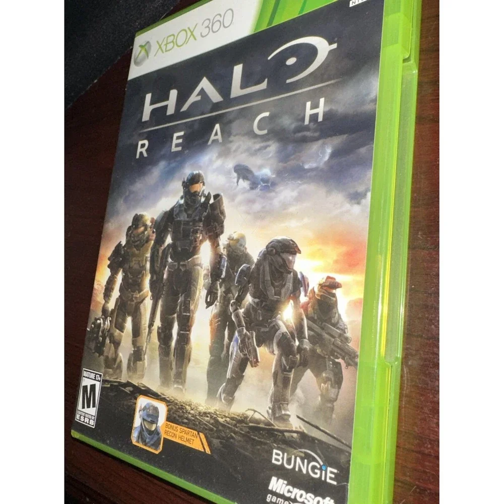 Halo: Reach (Xbox 360, 2010) with Booklet, Original Case and Disc